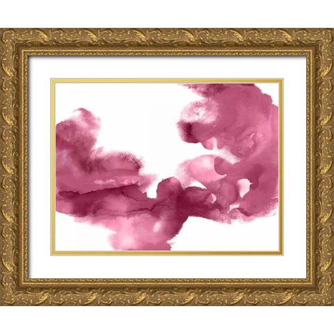 Universal II Gold Ornate Wood Framed Art Print with Double Matting by Hudson, Daniela