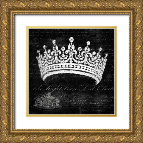 Her Majestys Jewels I Gold Ornate Wood Framed Art Print with Double Matting by Devellier, Deborah