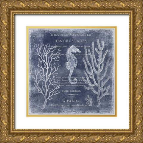 The Deep Blue Sea II Gold Ornate Wood Framed Art Print with Double Matting by Devellier, Deborah