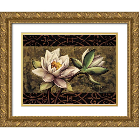 Everlasting I Gold Ornate Wood Framed Art Print with Double Matting by Harper, Diane