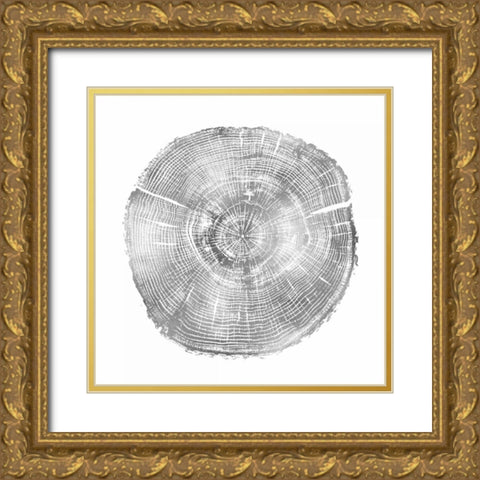 Timber Silver IV Gold Ornate Wood Framed Art Print with Double Matting by Carson, Danielle