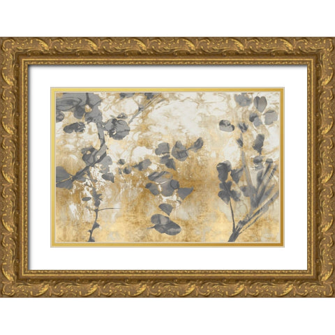 Natures Way IV Gold Ornate Wood Framed Art Print with Double Matting by Carson, Danielle