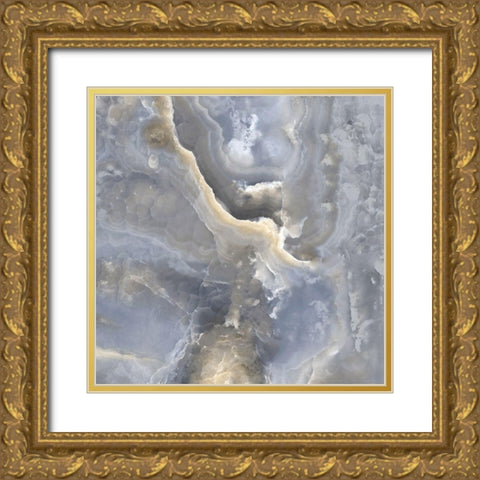 Natural Stone Gold Ornate Wood Framed Art Print with Double Matting by Carson, Danielle