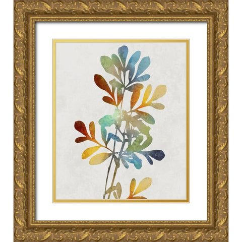 Colorful Nature II Gold Ornate Wood Framed Art Print with Double Matting by Carson, Danielle