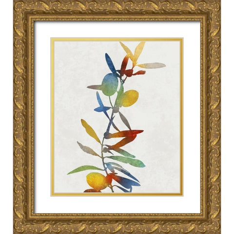 Colorful Nature IV Gold Ornate Wood Framed Art Print with Double Matting by Carson, Danielle