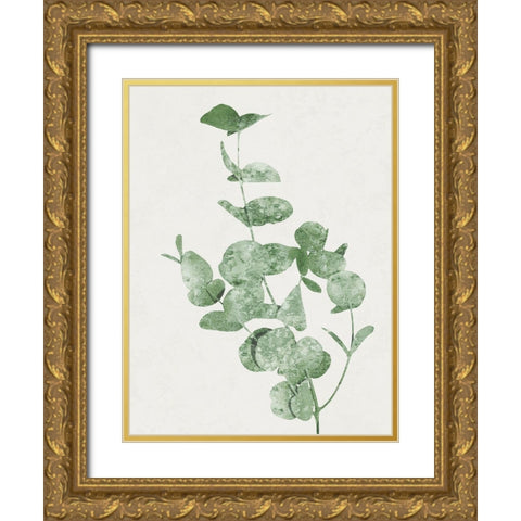 Nature Green I Gold Ornate Wood Framed Art Print with Double Matting by Carson, Danielle