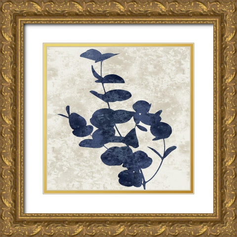 Nature Blue I Gold Ornate Wood Framed Art Print with Double Matting by Carson, Danielle
