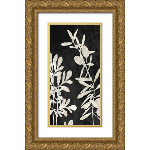 Nature Panel III Gold Ornate Wood Framed Art Print with Double Matting by Carson, Danielle