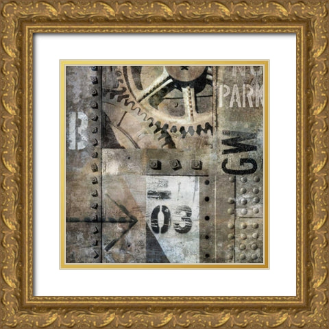 Industrial I Gold Ornate Wood Framed Art Print with Double Matting by Matthews, Dylan
