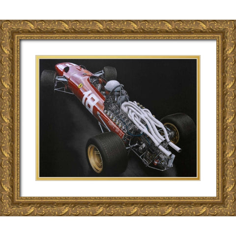 Bandini Gold Ornate Wood Framed Art Print with Double Matting by Strothers, Todd