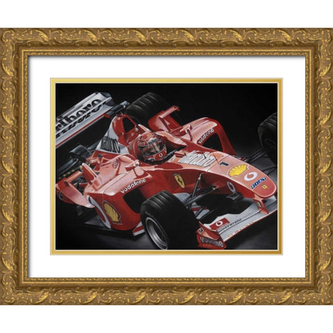 Schumacher Gold Ornate Wood Framed Art Print with Double Matting by Strothers, Todd