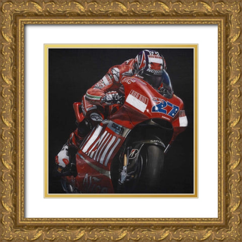 Stoner Gold Ornate Wood Framed Art Print with Double Matting by Strothers, Todd