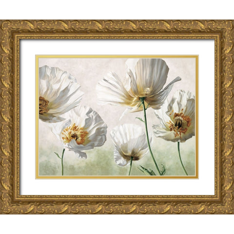 Raggi di sole Gold Ornate Wood Framed Art Print with Double Matting by Barberini, Eva