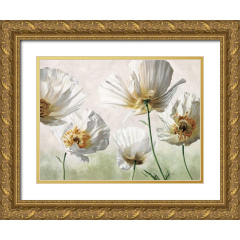 Raggi di sole Gold Ornate Wood Framed Art Print with Double Matting by Barberini, Eva