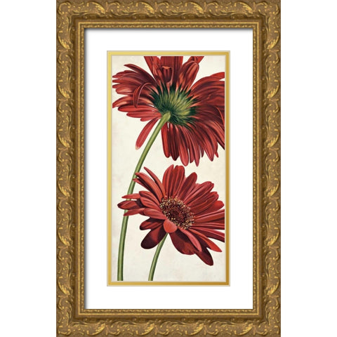 Armonie in rosso Gold Ornate Wood Framed Art Print with Double Matting by Barberini, Eva