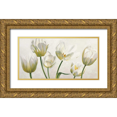 Soffio di luce Gold Ornate Wood Framed Art Print with Double Matting by Barberini, Eva