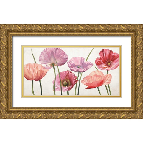 Carezza di luce Gold Ornate Wood Framed Art Print with Double Matting by Barberini, Eva