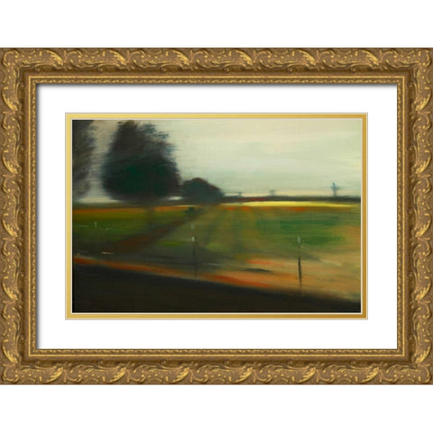 The Countryside II Gold Ornate Wood Framed Art Print with Double Matting by Barbini, Eddie
