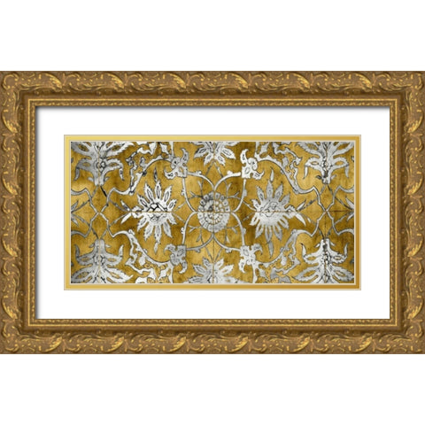 Ornate Panel I Gold Ornate Wood Framed Art Print with Double Matting by Roberts, Ellie