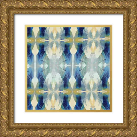 Reflective Mood Gold Ornate Wood Framed Art Print with Double Matting by Roberts, Ellie