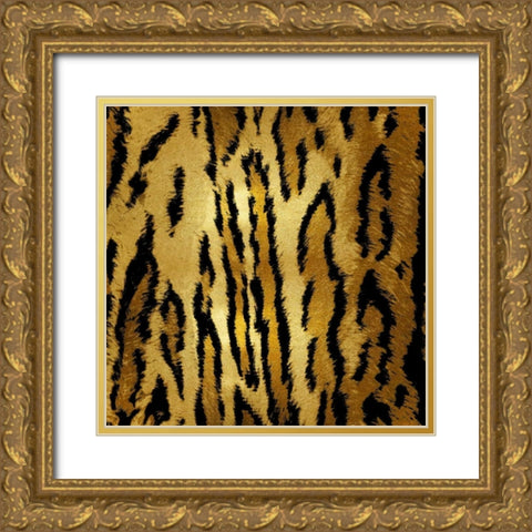 Skins II Gold Ornate Wood Framed Art Print with Double Matting by Roberts, Ellie