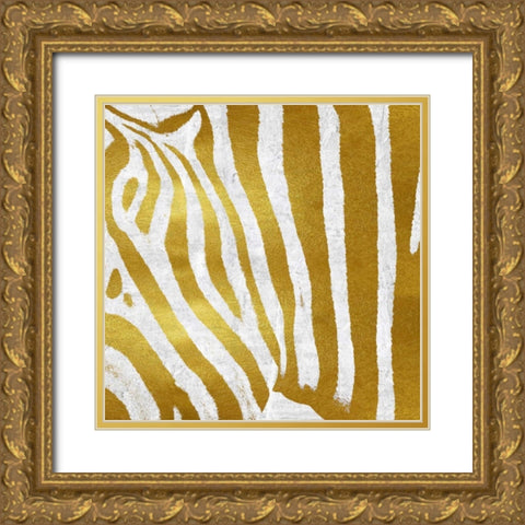 Skins III Gold Ornate Wood Framed Art Print with Double Matting by Roberts, Ellie