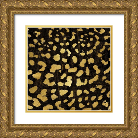 Skins IV Gold Ornate Wood Framed Art Print with Double Matting by Roberts, Ellie