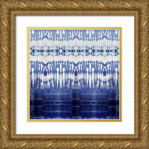Adorn I Gold Ornate Wood Framed Art Print with Double Matting by Roberts, Ellie