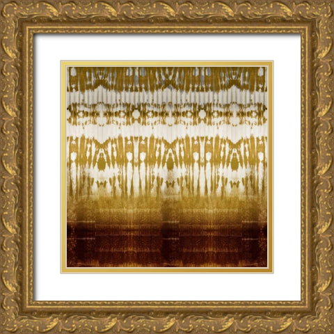 Adorn III Gold Ornate Wood Framed Art Print with Double Matting by Roberts, Ellie