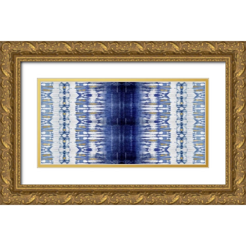 Adorn Panel Gold Ornate Wood Framed Art Print with Double Matting by Roberts, Ellie