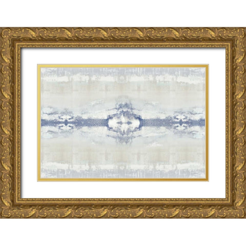 Symmetry III Gold Ornate Wood Framed Art Print with Double Matting by Roberts, Ellie