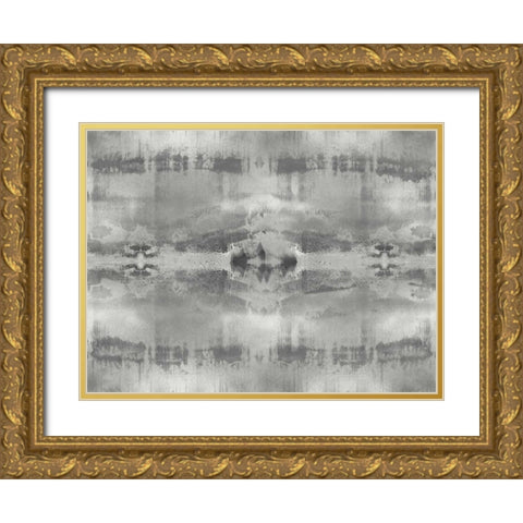 Symmetry V Gold Ornate Wood Framed Art Print with Double Matting by Roberts, Ellie