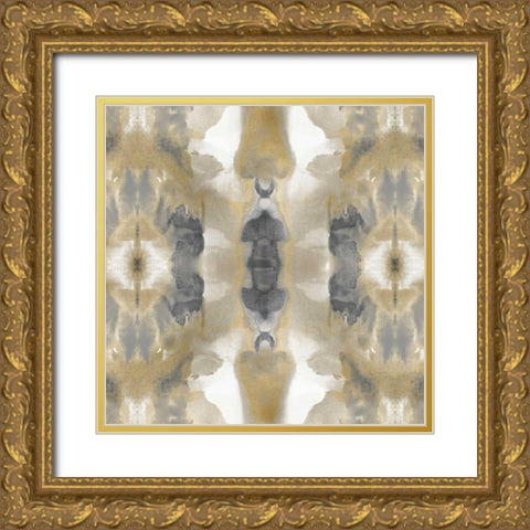 Paramount Gold Gold Ornate Wood Framed Art Print with Double Matting by Roberts, Ellie