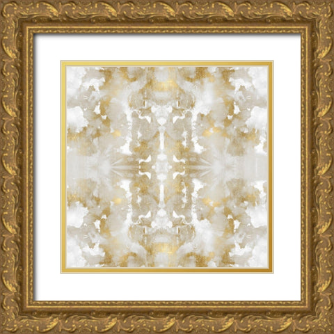 Resonate in Gold I Gold Ornate Wood Framed Art Print with Double Matting by Blake, Madeline