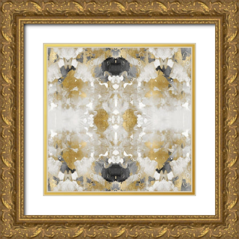 Resonate in Gold III Gold Ornate Wood Framed Art Print with Double Matting by Blake, Madeline