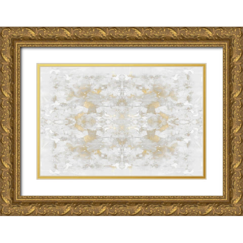 Reflections in Gold III Gold Ornate Wood Framed Art Print with Double Matting by Blake, Madeline