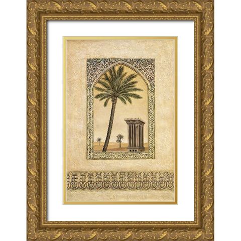 Desert Wind I Gold Ornate Wood Framed Art Print with Double Matting by Moreau, Eduardo