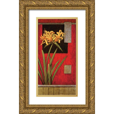 In the Moment I Gold Ornate Wood Framed Art Print with Double Matting by Lange, Erin