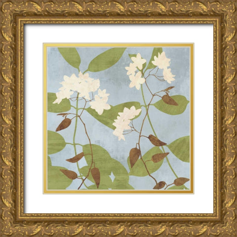 Secret Garden I Gold Ornate Wood Framed Art Print with Double Matting by Lange, Erin