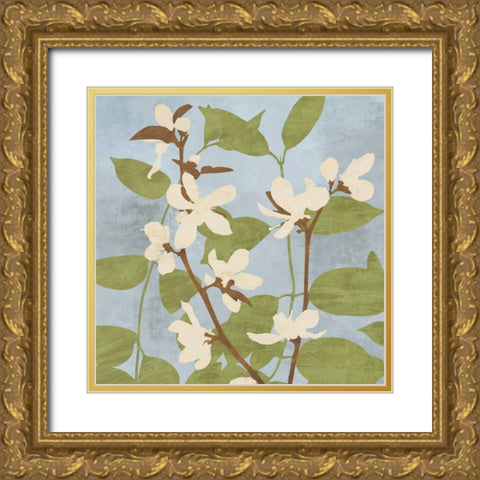 Secret Garden II Gold Ornate Wood Framed Art Print with Double Matting by Lange, Erin