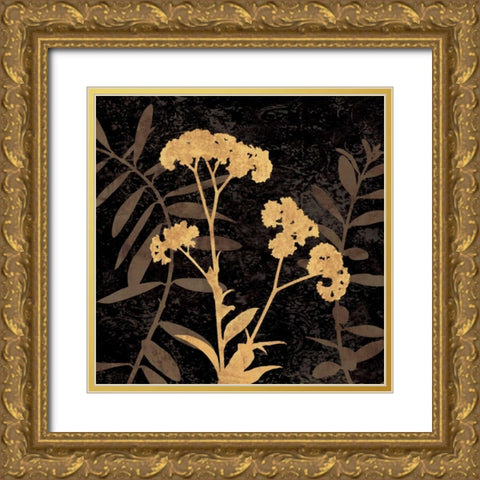 Noir II Gold Ornate Wood Framed Art Print with Double Matting by Lange, Erin