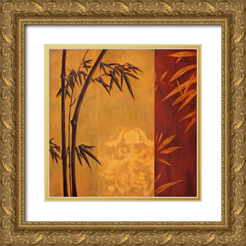 Bali I Gold Ornate Wood Framed Art Print with Double Matting by Lange, Erin