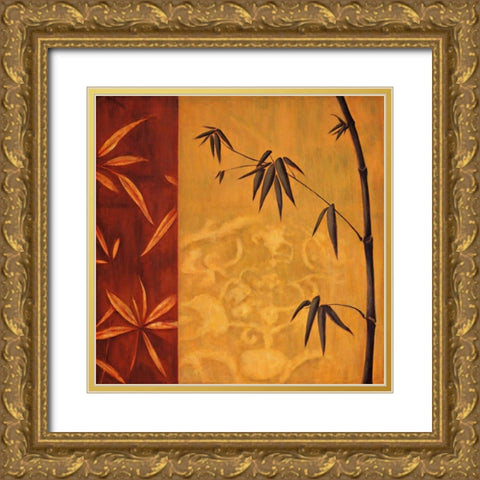 Bali II Gold Ornate Wood Framed Art Print with Double Matting by Lange, Erin