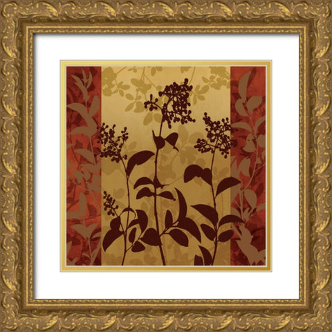 Habitat I Gold Ornate Wood Framed Art Print with Double Matting by Lange, Erin
