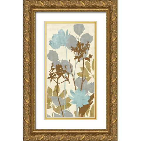 Peaceful Garden I Gold Ornate Wood Framed Art Print with Double Matting by Lange, Erin