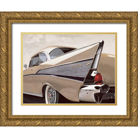 57 Bel Air Gold Ornate Wood Framed Art Print with Double Matting by Brook, Francis