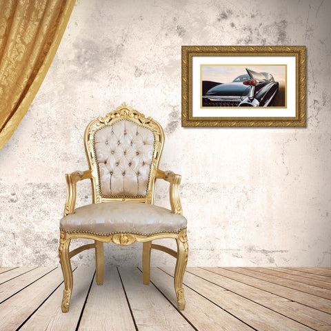 Eldorado I Gold Ornate Wood Framed Art Print with Double Matting by Brook, Francis