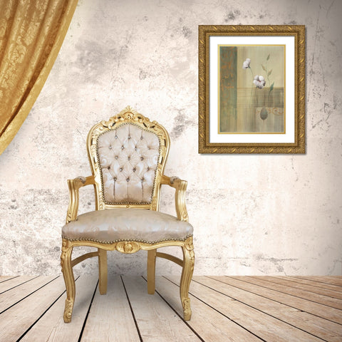 Collection decorative II Gold Ornate Wood Framed Art Print with Double Matting by Boulez, Genevieve