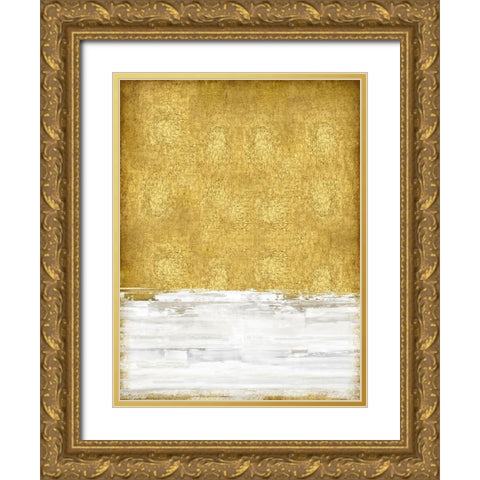 Golden Sky I Gold Ornate Wood Framed Art Print with Double Matting by Gordon, Sofia