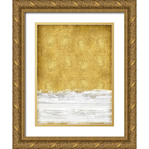 Golden Sky II Gold Ornate Wood Framed Art Print with Double Matting by Gordon, Sofia